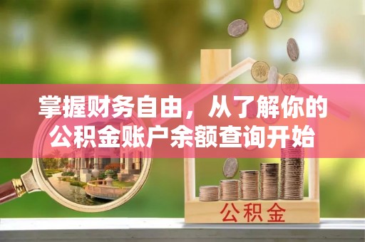 桦川掌握财务自由，从了解你的公积金账户余额查询开始
